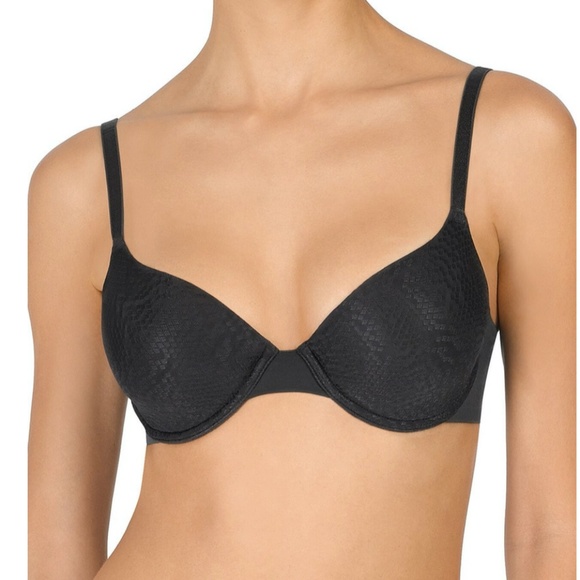 Natori Conform Full Fit Coal Gray Snakeskin Bra - Picture 1 of 6